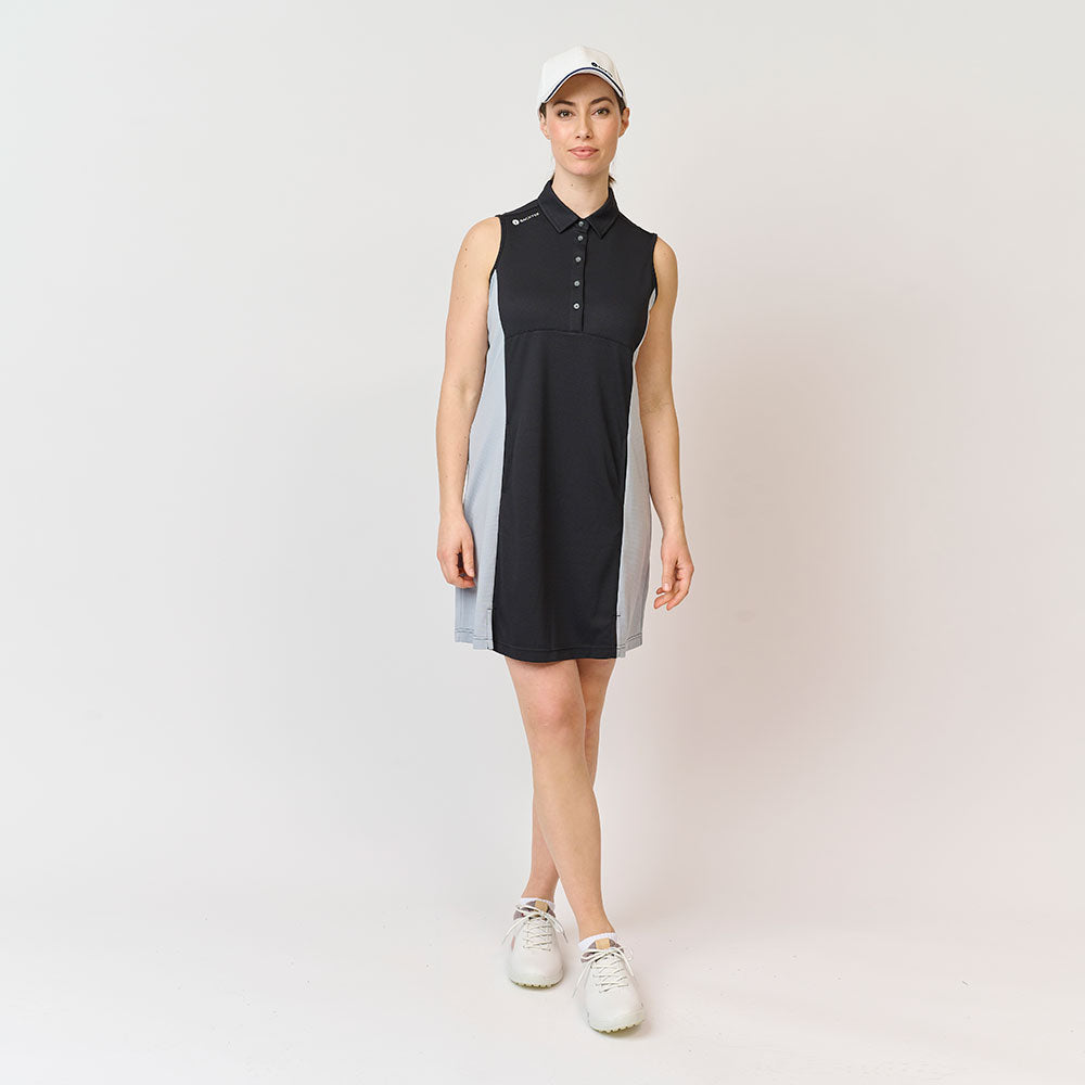 Ladies Dobby Sports Dress, Black