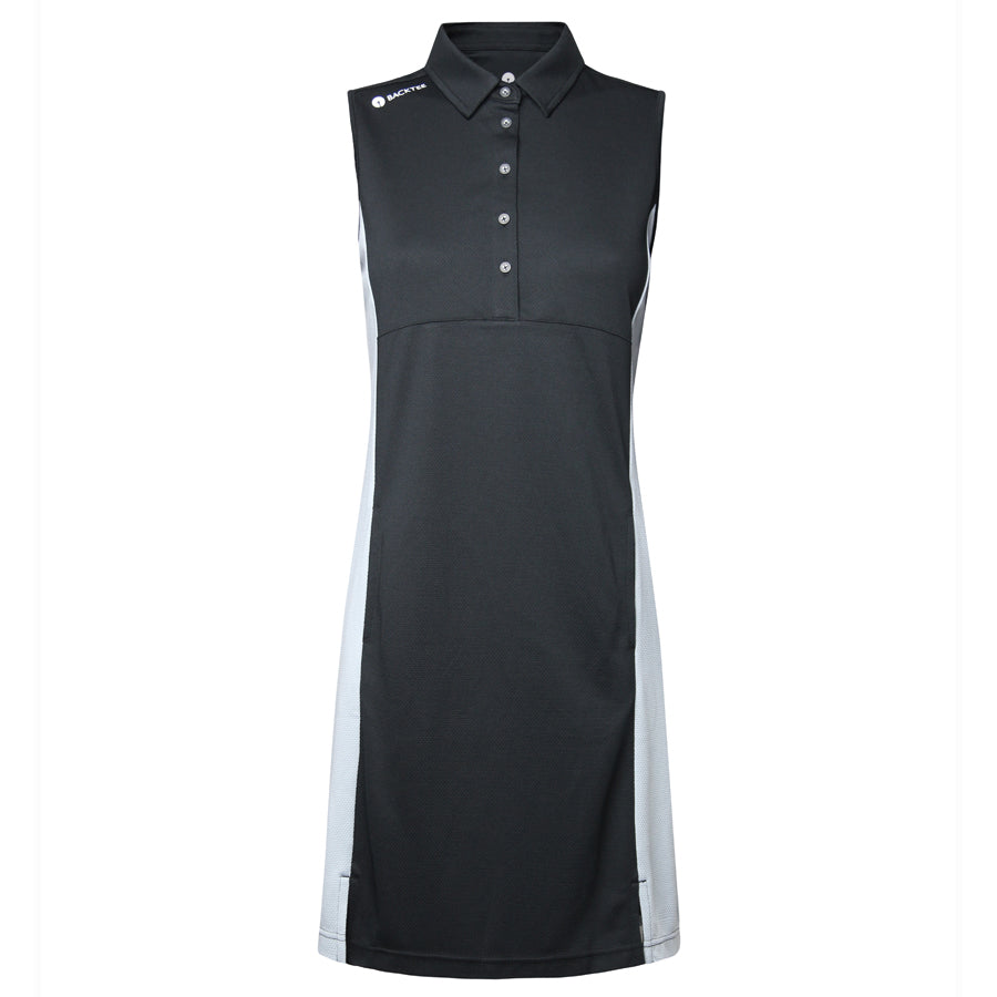 Ladies Dobby Sports Dress, Black