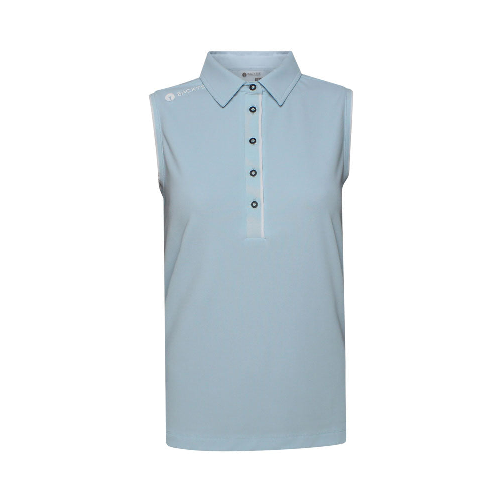 Ladies Classic Polo Top, Light Blue