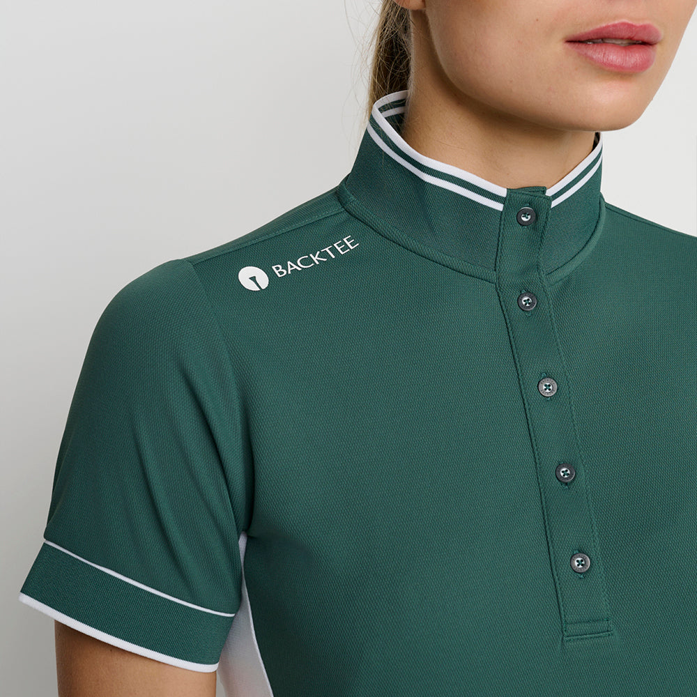 Women's Mulligan Polo, Bistro Green
