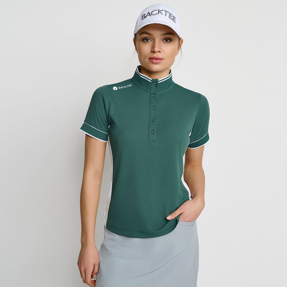 Women's Mulligan Polo, Bistro Green