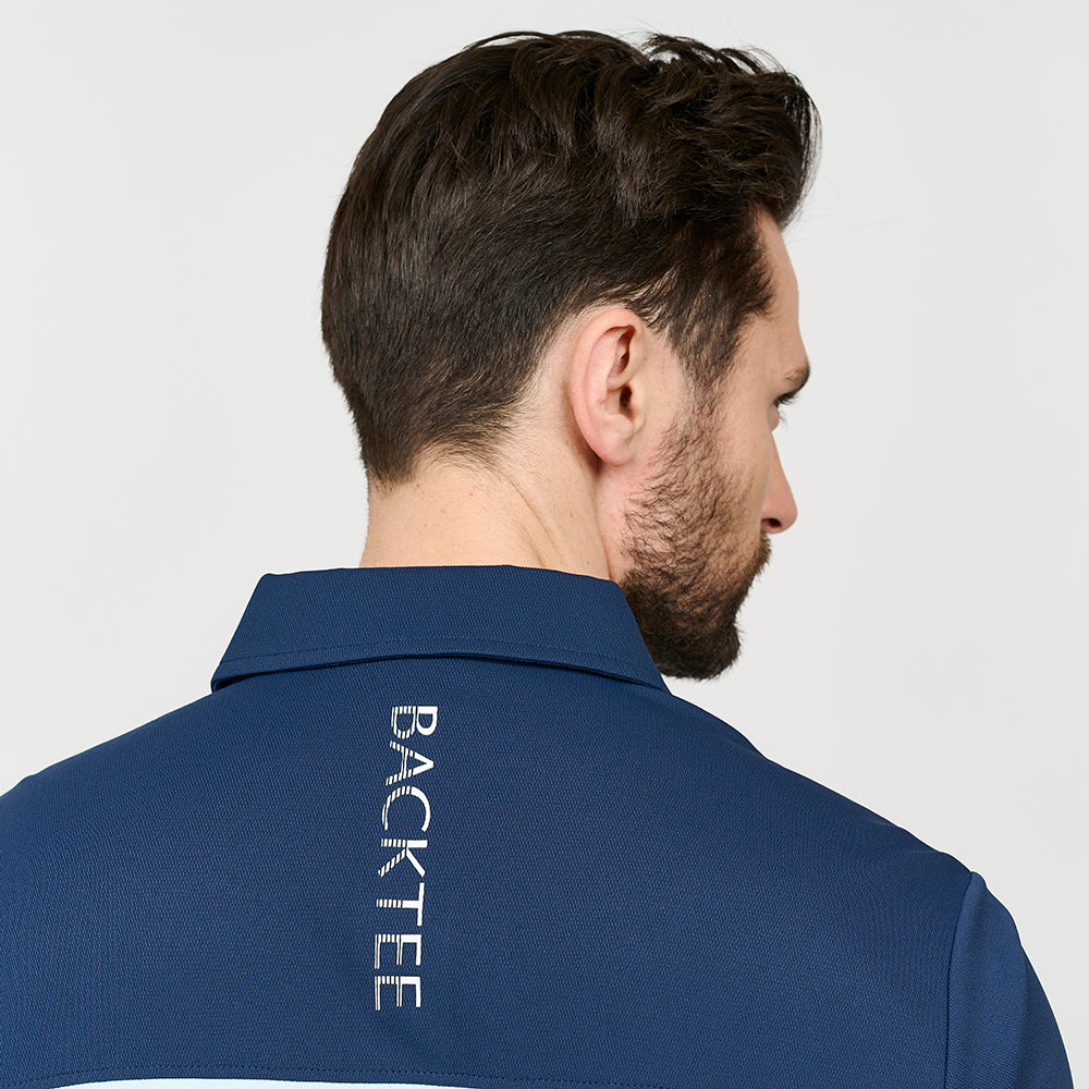 Mens Tour Polo, Light Blue