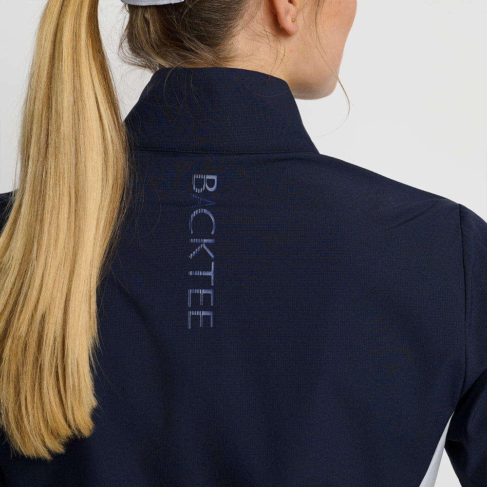Women's Stretch Windbreaker Jacket, Navy
