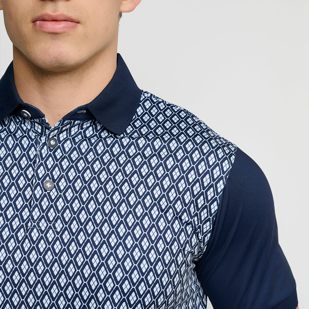 Men's Classic Golf Polo, Navy Blue