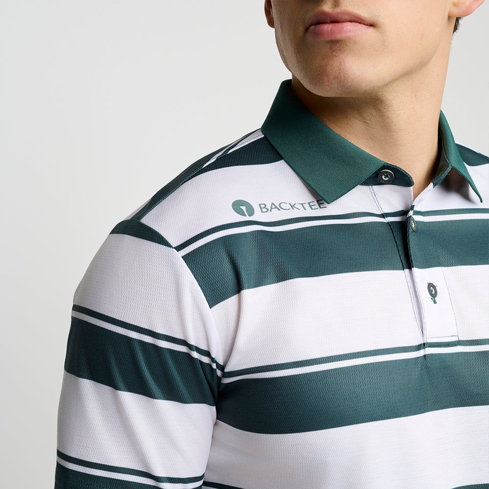 Men's Horizontal Polo, Bistro Green