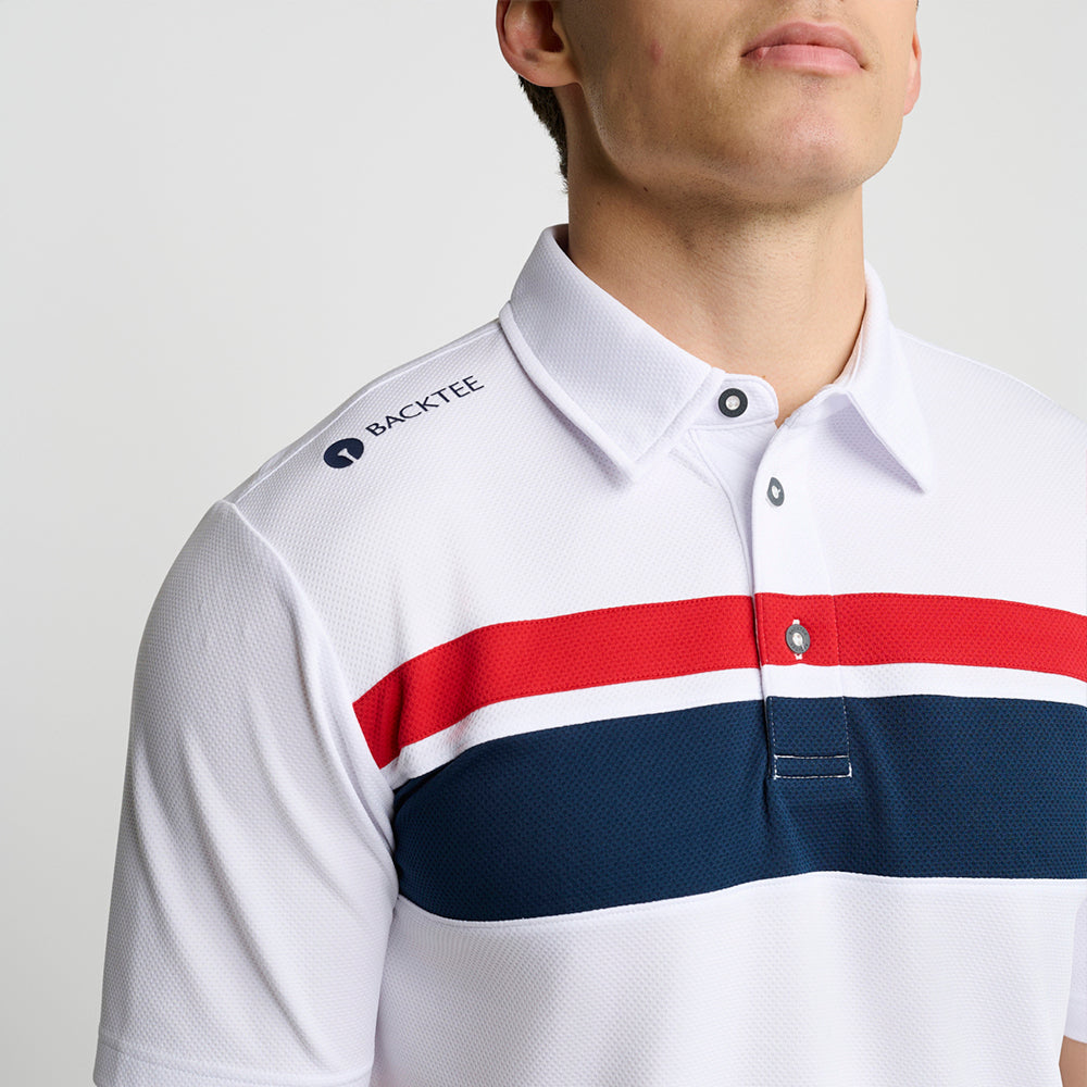 Men's Trophy Polo, White