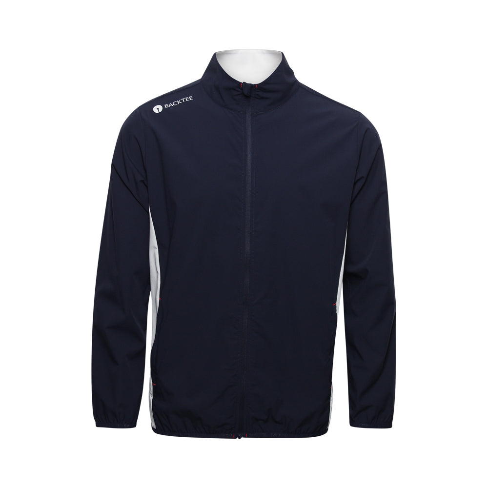 Men's Stretch Windbreaker Jacket, Navy Blue