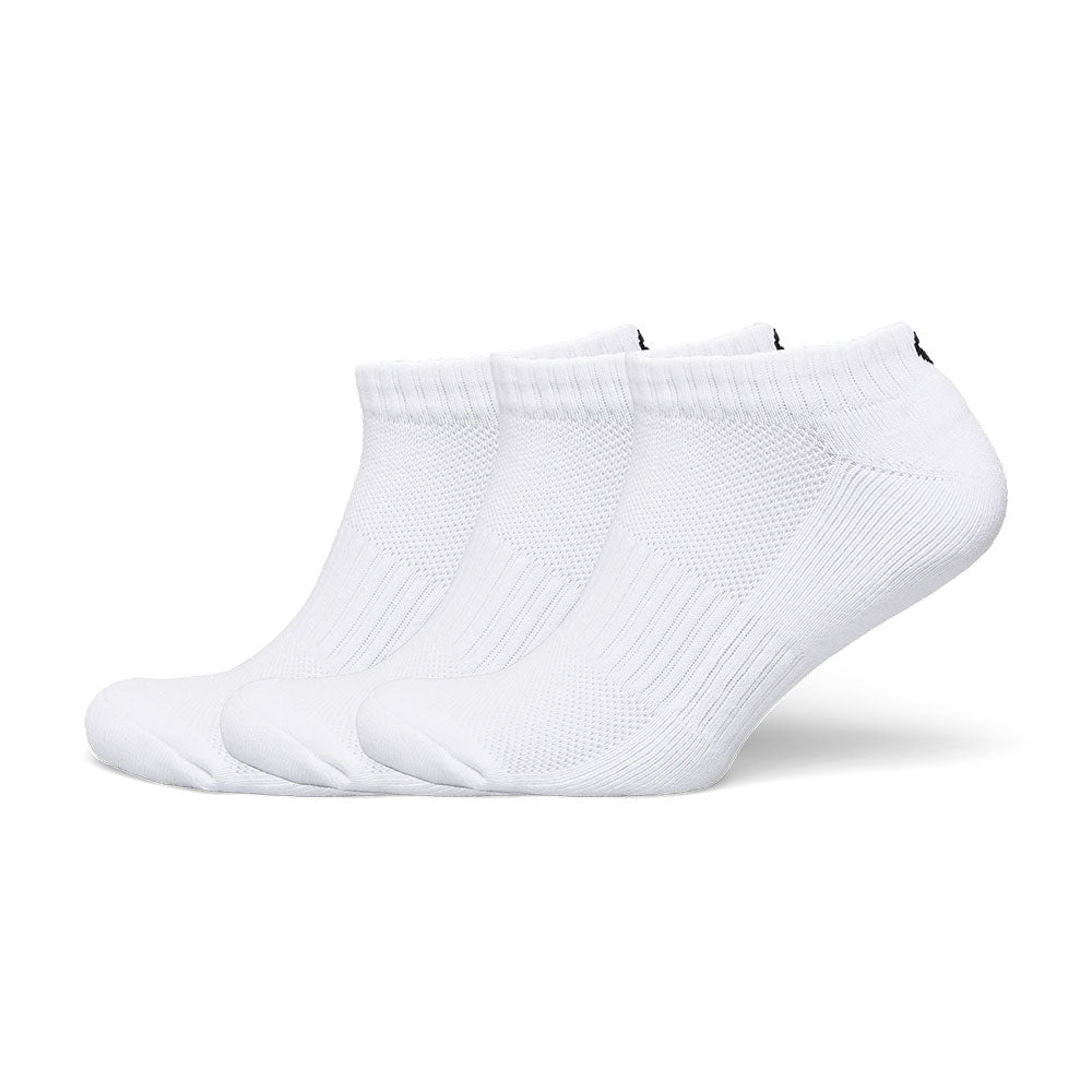 BACKTEE Low-Cut Strømper 3-pak, White