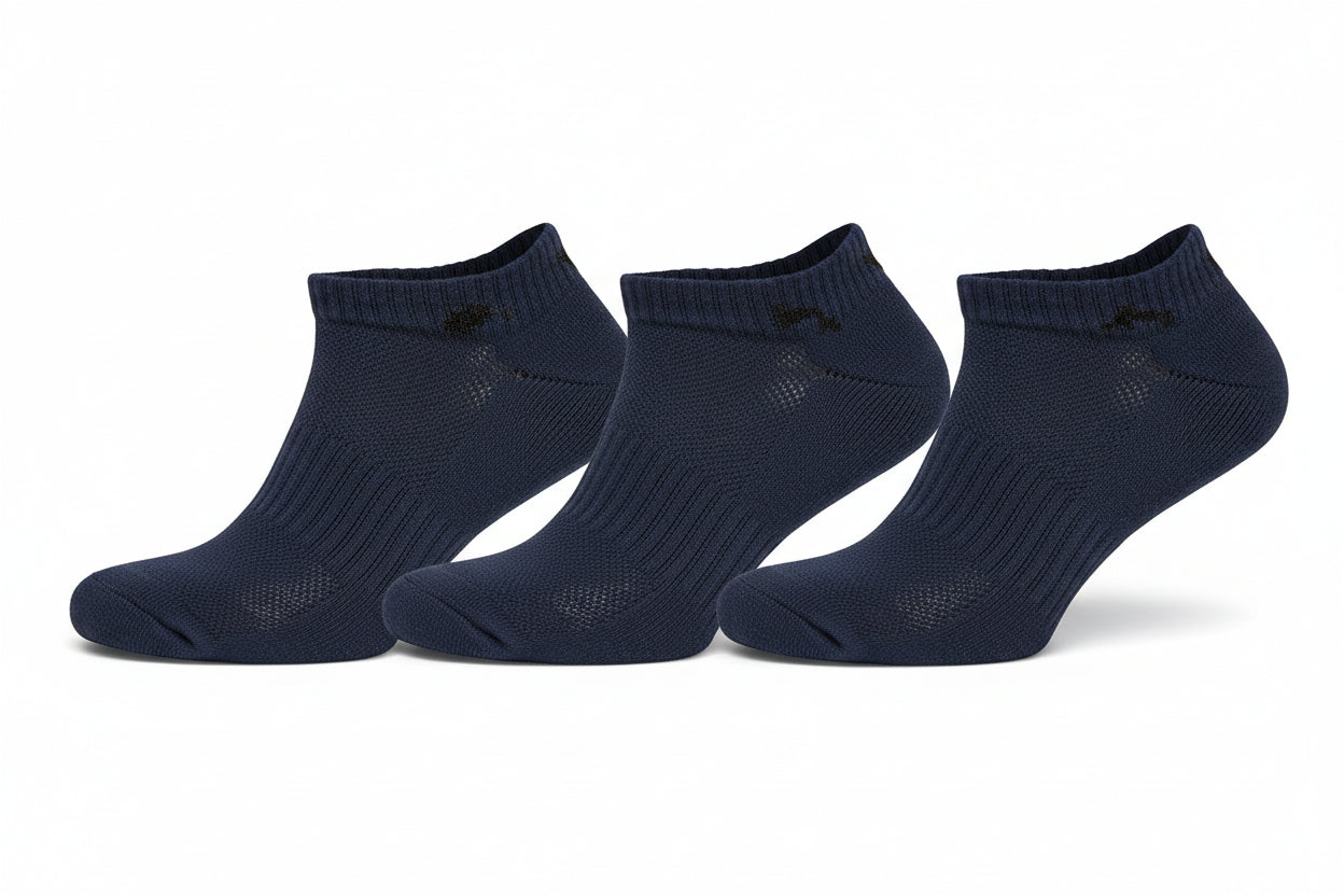 BACKTEE Low-Cut Socks 3-pack, Navy