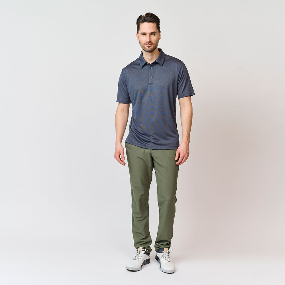 Mens Performance Polo, Ombre Blue