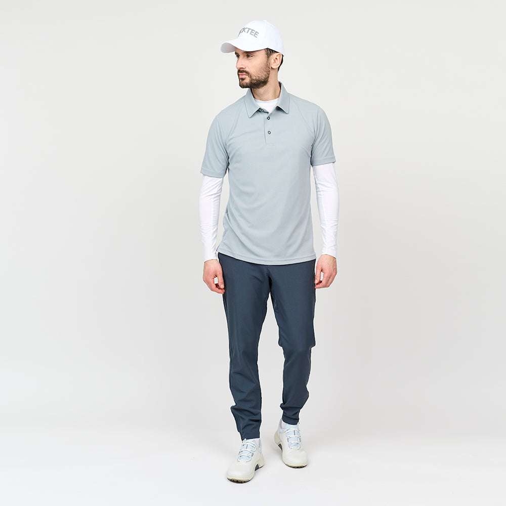 Mens Performance Polo, Light Grey
