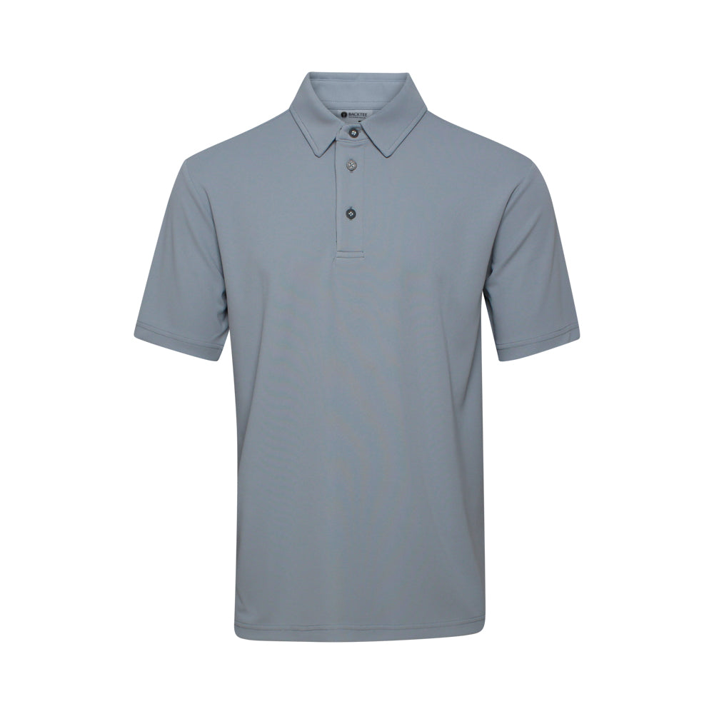 Mens Performance Polo, Light Grey
