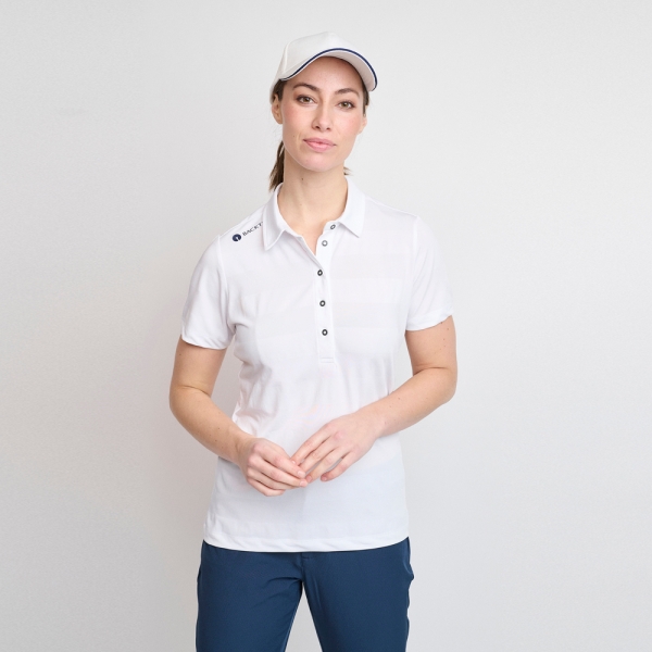 ladies white polo tops