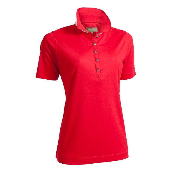 Ladies Performance Golf Polo, Red