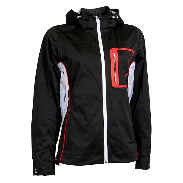 Ladies High Performance Rain Jacket, Black | 2-7 day delivery | Backtee.com