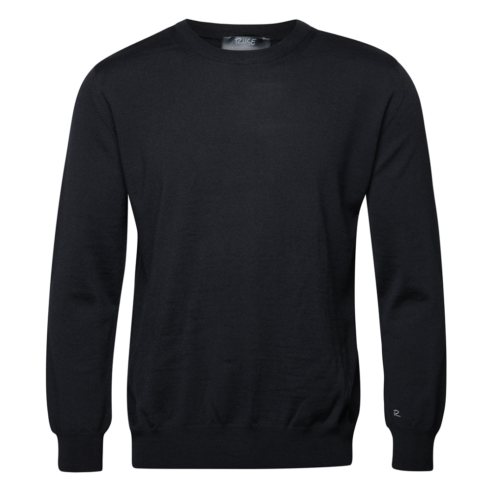 Riise Mens Merino O-neck, Navy