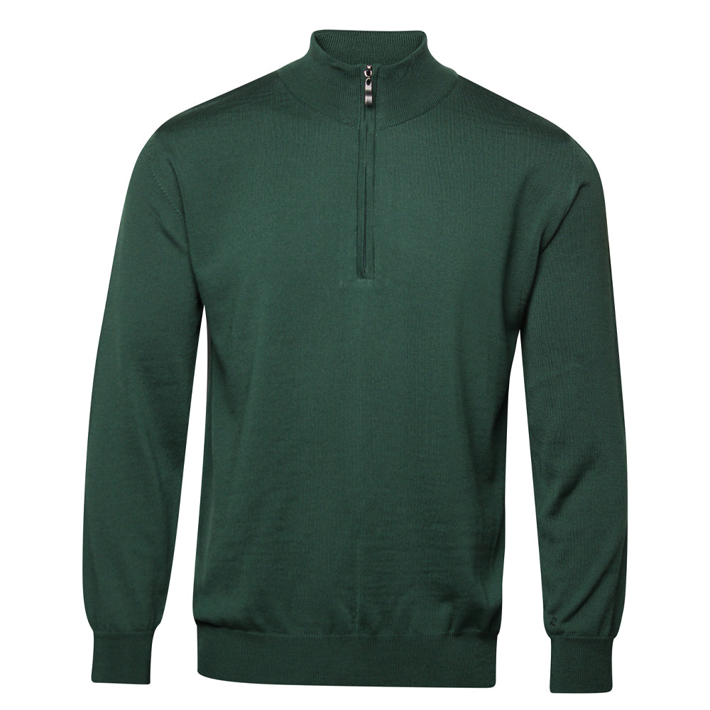 Riise Mens Merino Z-neck, Fairway