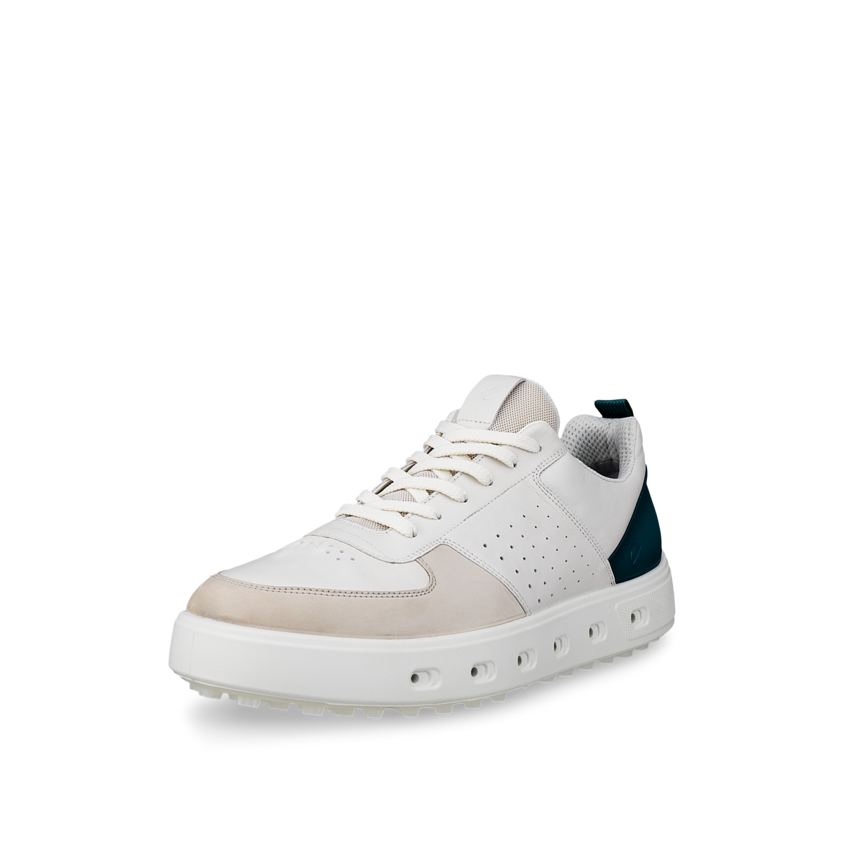 ECCO Men's M Golf Street 720 White/Bay Green