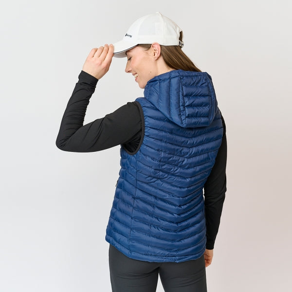 Ladies Recycled Panel Vest, Navy 