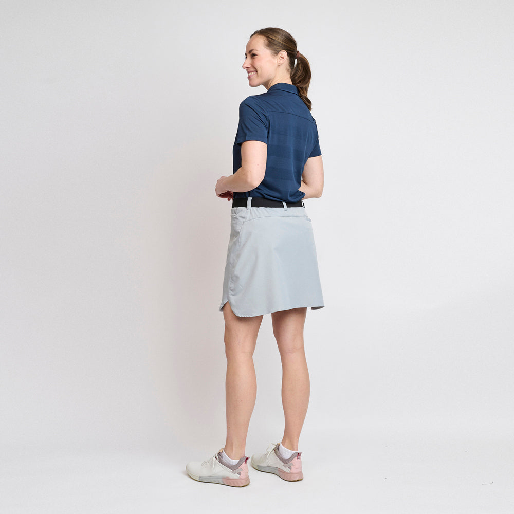 Ladies Light Weight Performance Skort, Light Grey