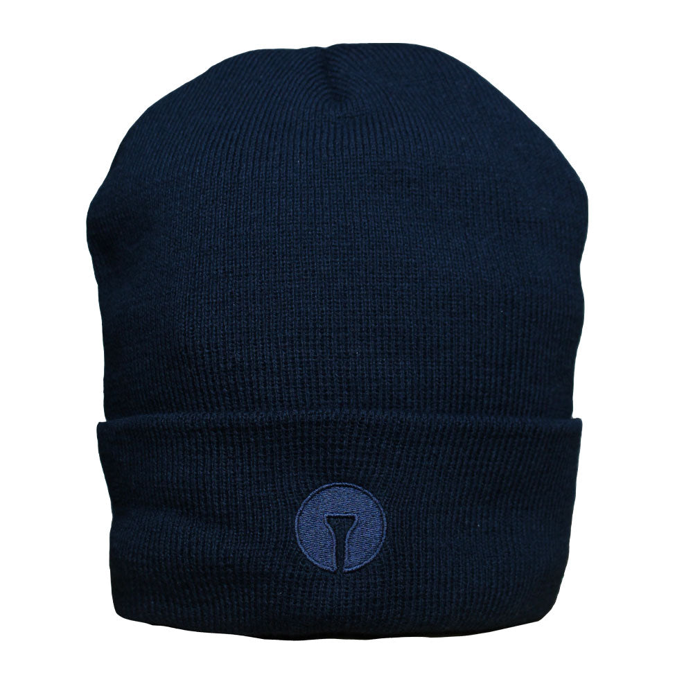 Knitted Thermal Hood, Navy