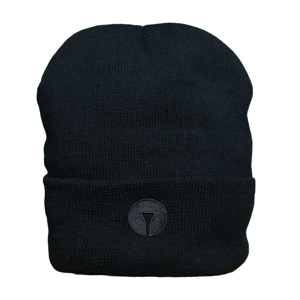 Knitted Thermal Hood, Black