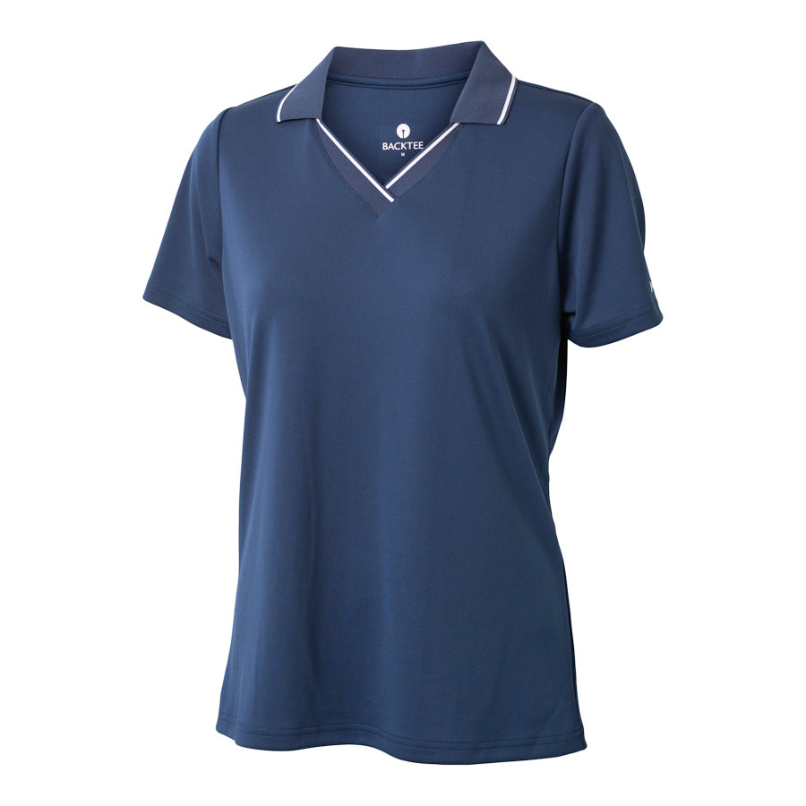 Ladies Shield Polo, Navy