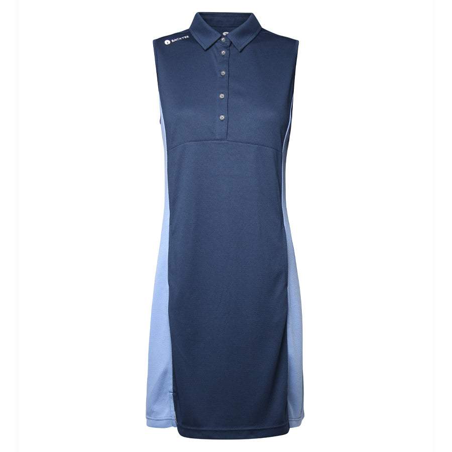 Ladies Dobby Sports Dress, Navy