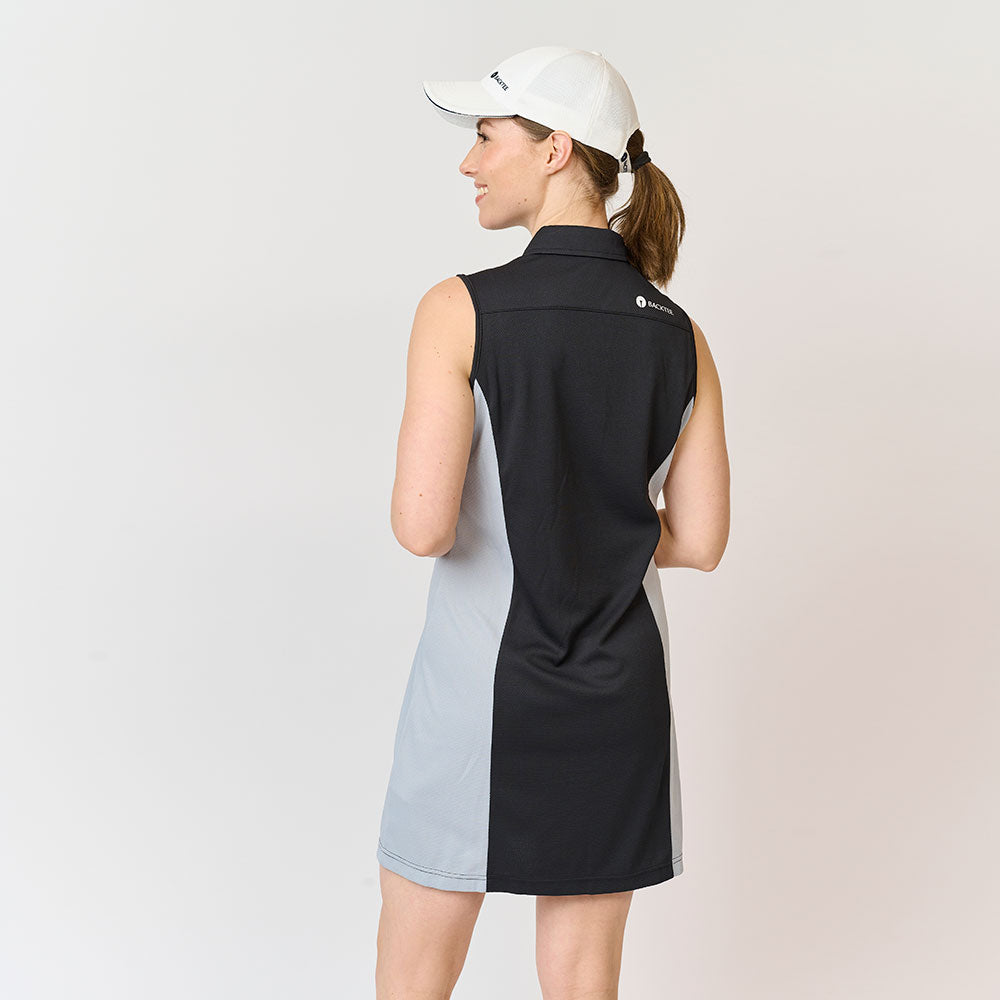 Ladies Dobby Sports Dress, Black