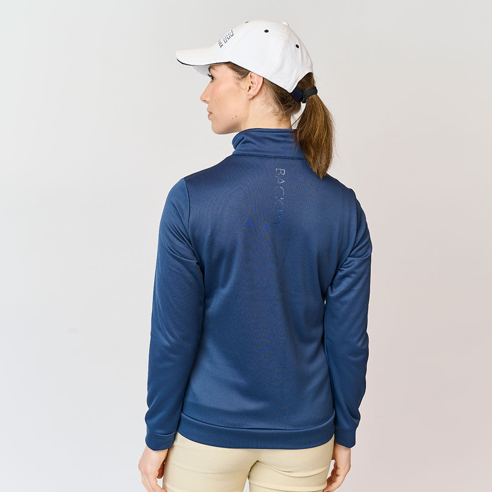 Ladies Full Zip Midlayer, Navy