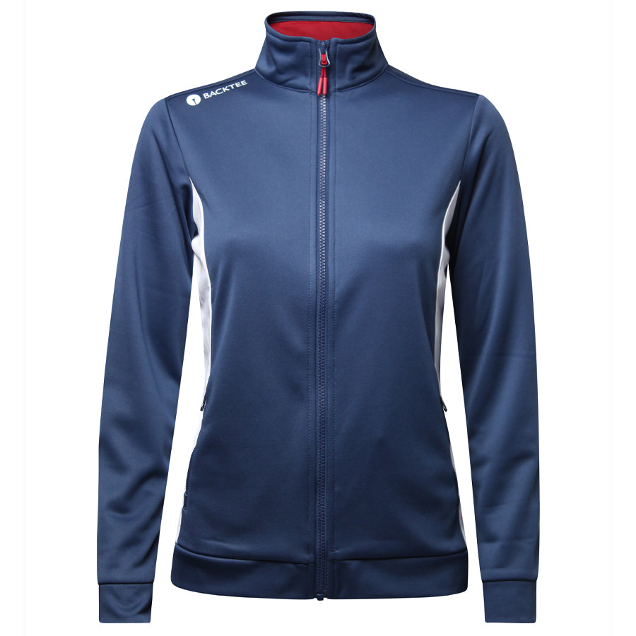 Ladies Full Zip Midlayer, Navy