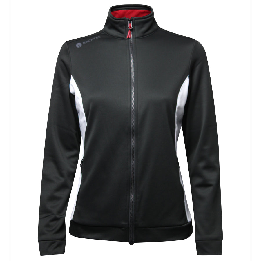 Ladies Full Zip Midlayer, Black