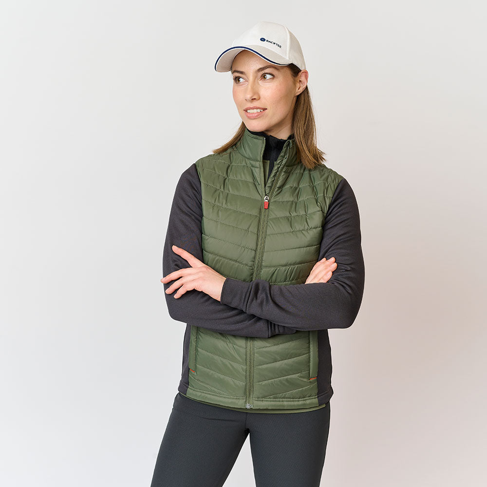 Ladies Hybrid Midlayer Jacket, Beetle