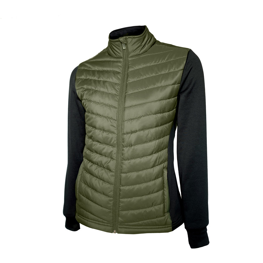 Ladies Hybrid Midlayer Jacket, Beetle