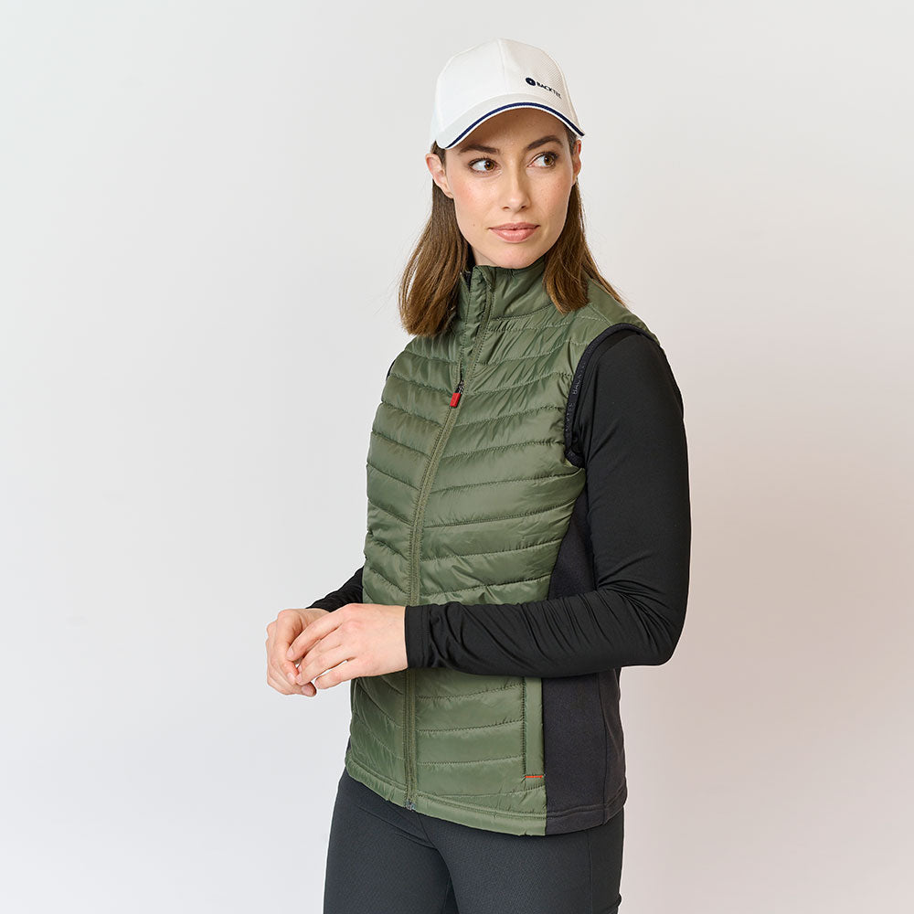 Ladies Hybrid Midlayer Vest, Beetle