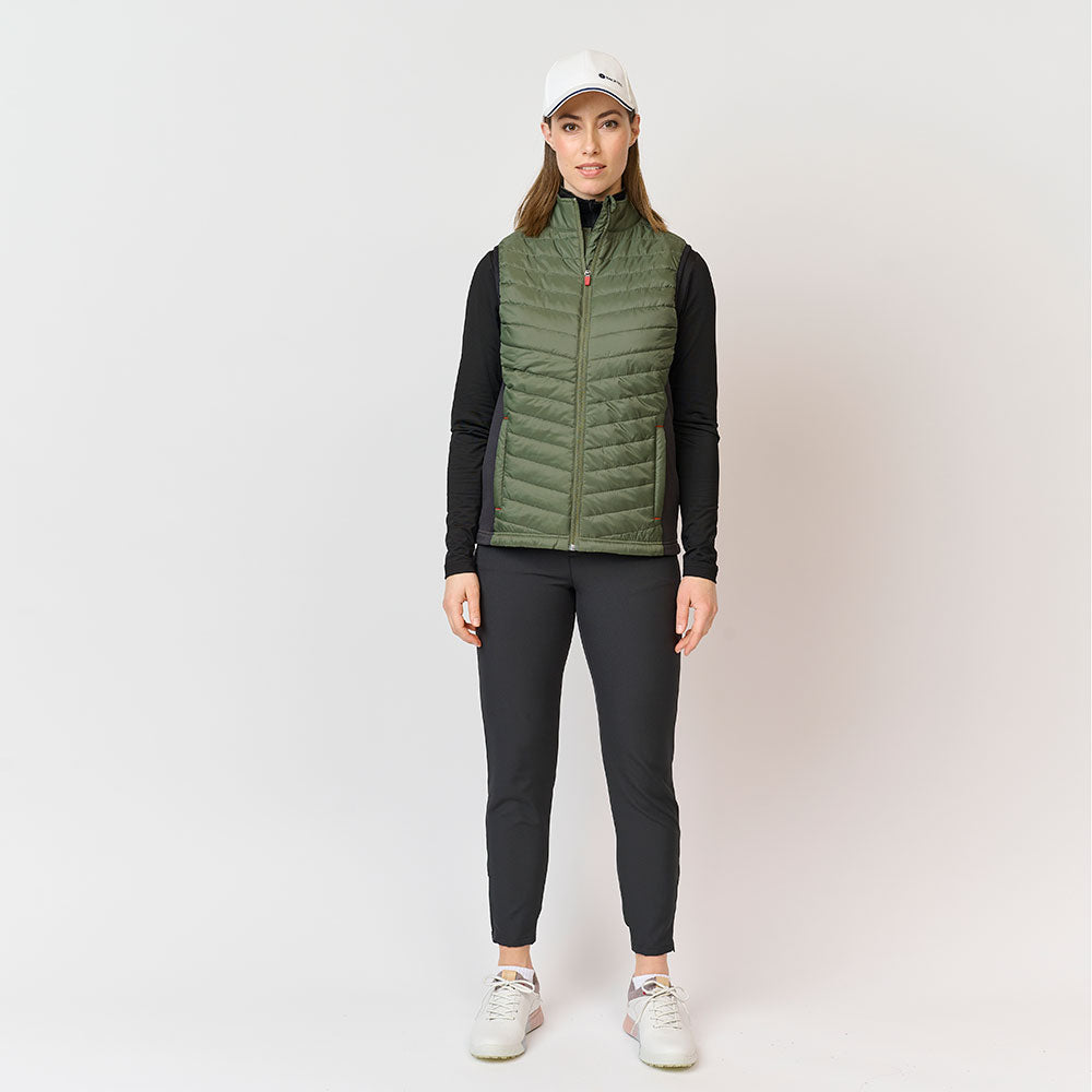 Ladies Hybrid Midlayer Vest, Beetle