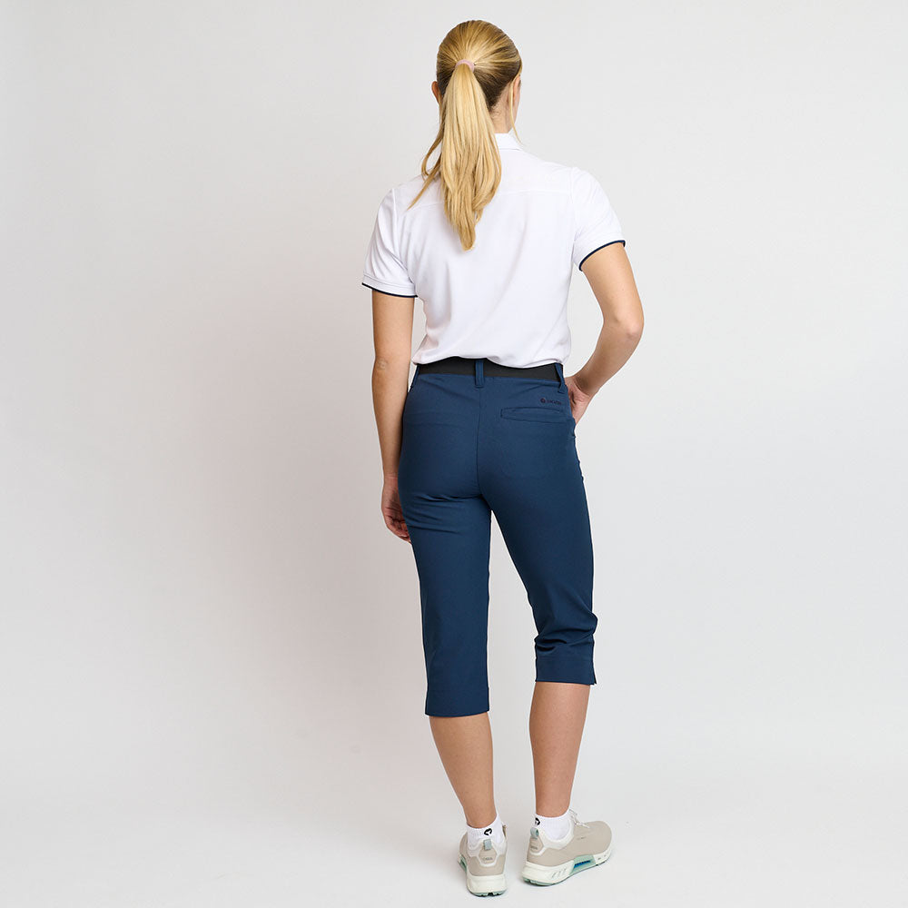 Ladies Light Weight Performance Capri Pants, Navy