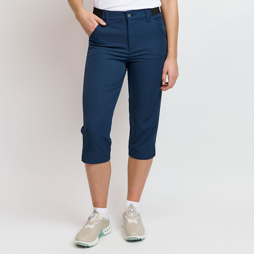 Ladies Light Weight Performance Capri Pants, Navy