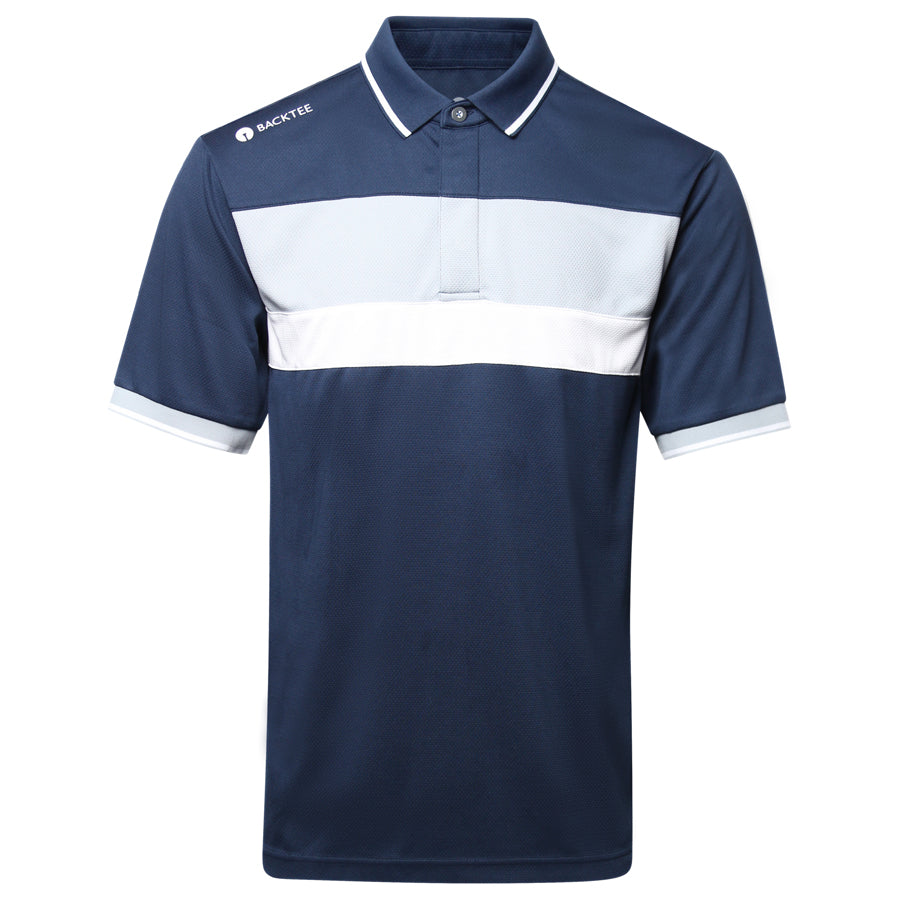 Mens Chest Polo, Navy