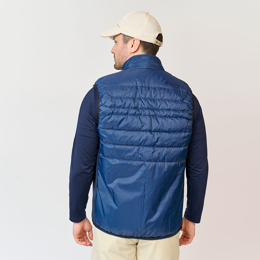 Mens Hybrid Midlayer Vest, Navy