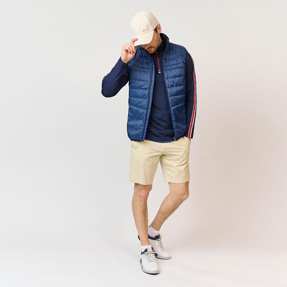 Mens Hybrid Midlayer Vest, Navy