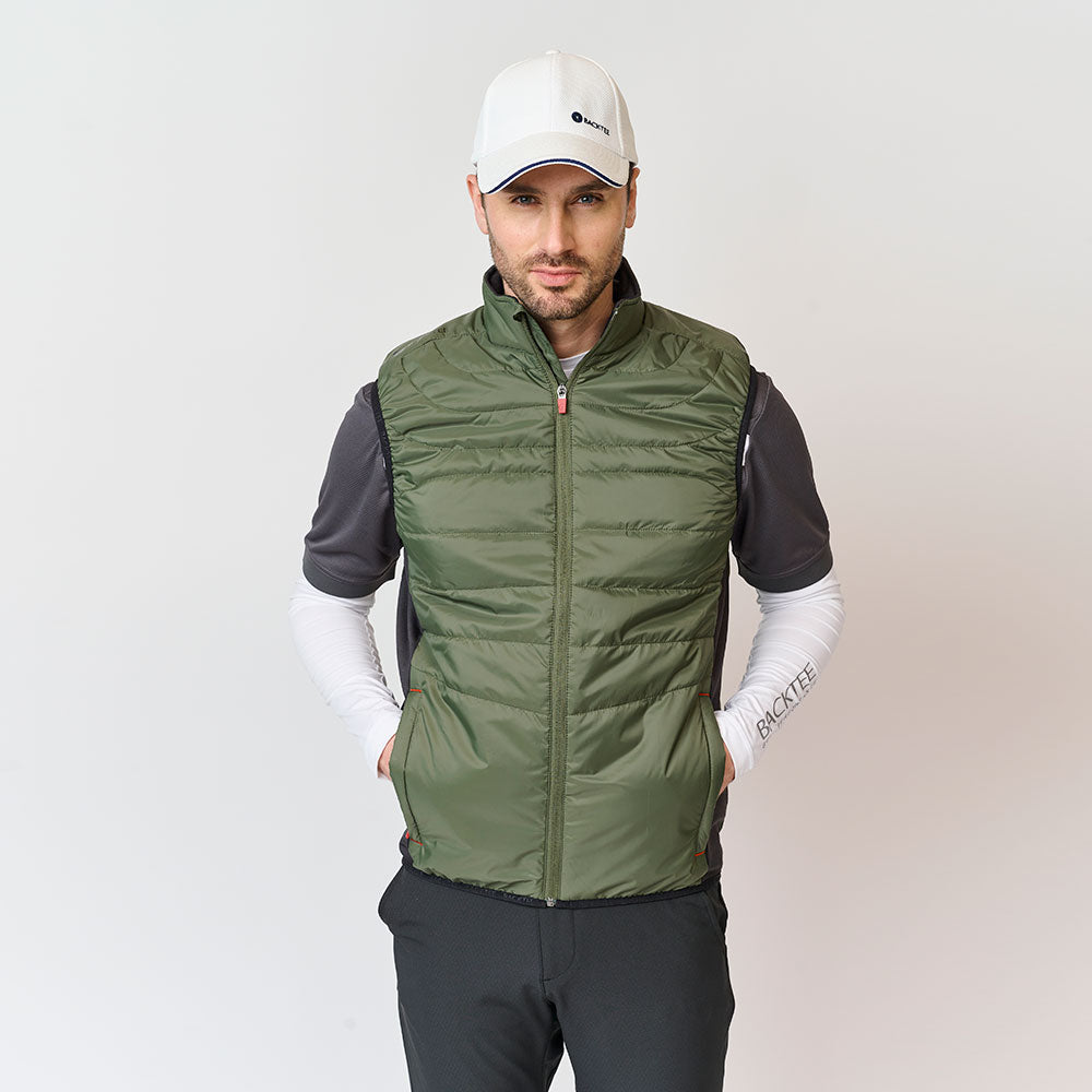 Mens Hybrid Midlayer Vest, Beetle