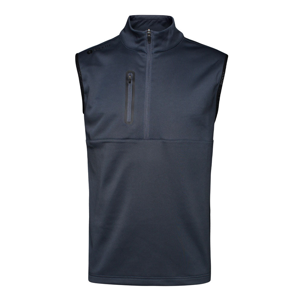 Mens Shield Midlayer Slipover, Ombre Blue