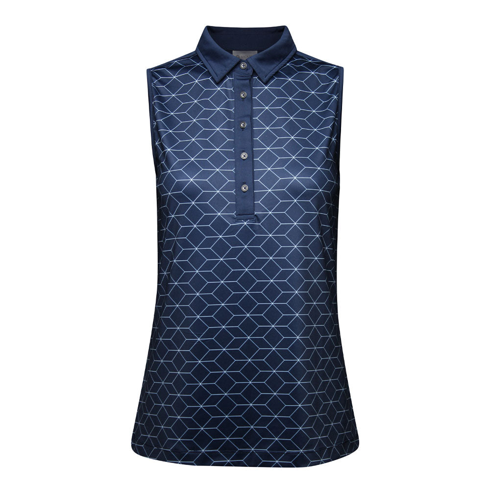 Ladies Players Top, Navy