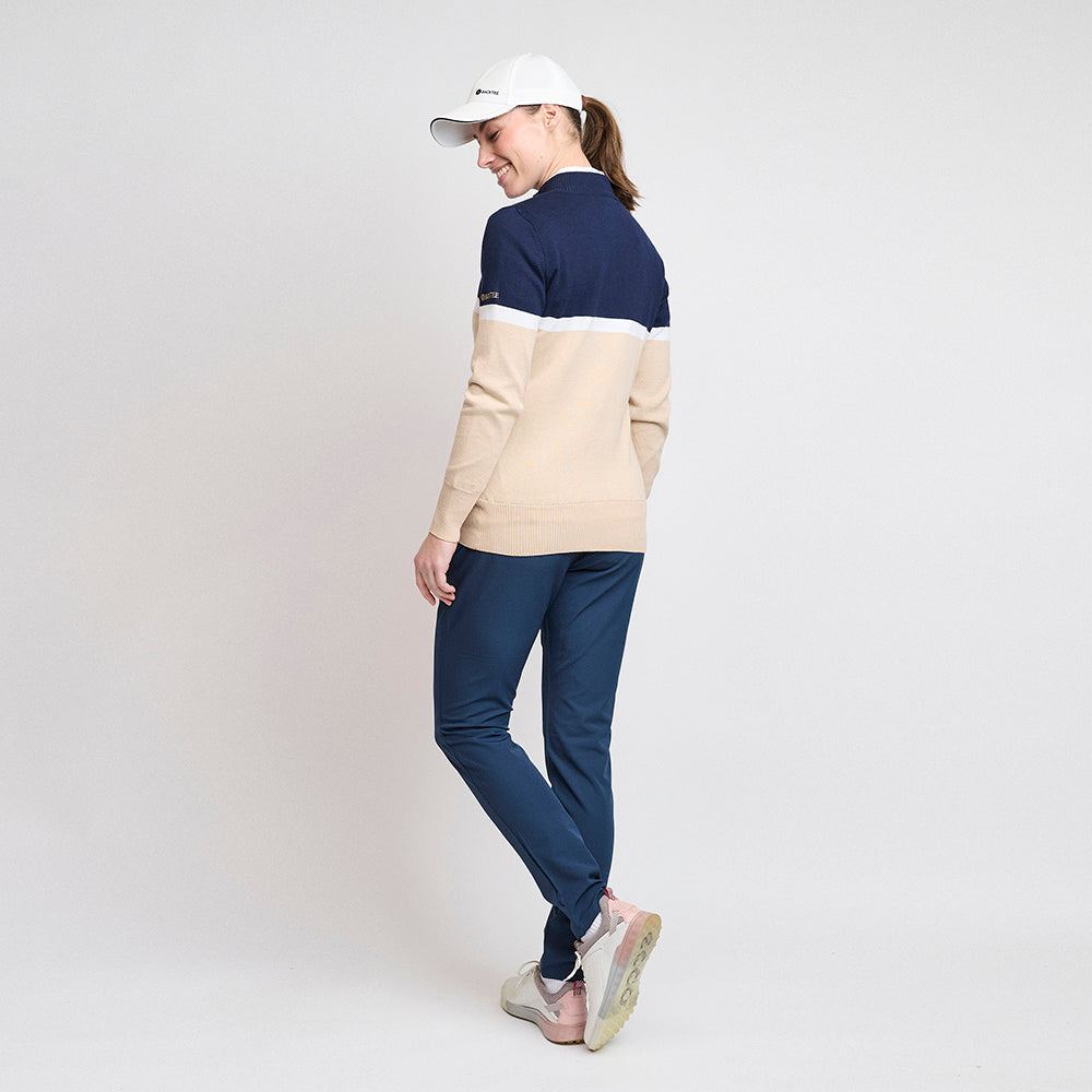 Ladies Organic Windbreaker Sweater, Safari