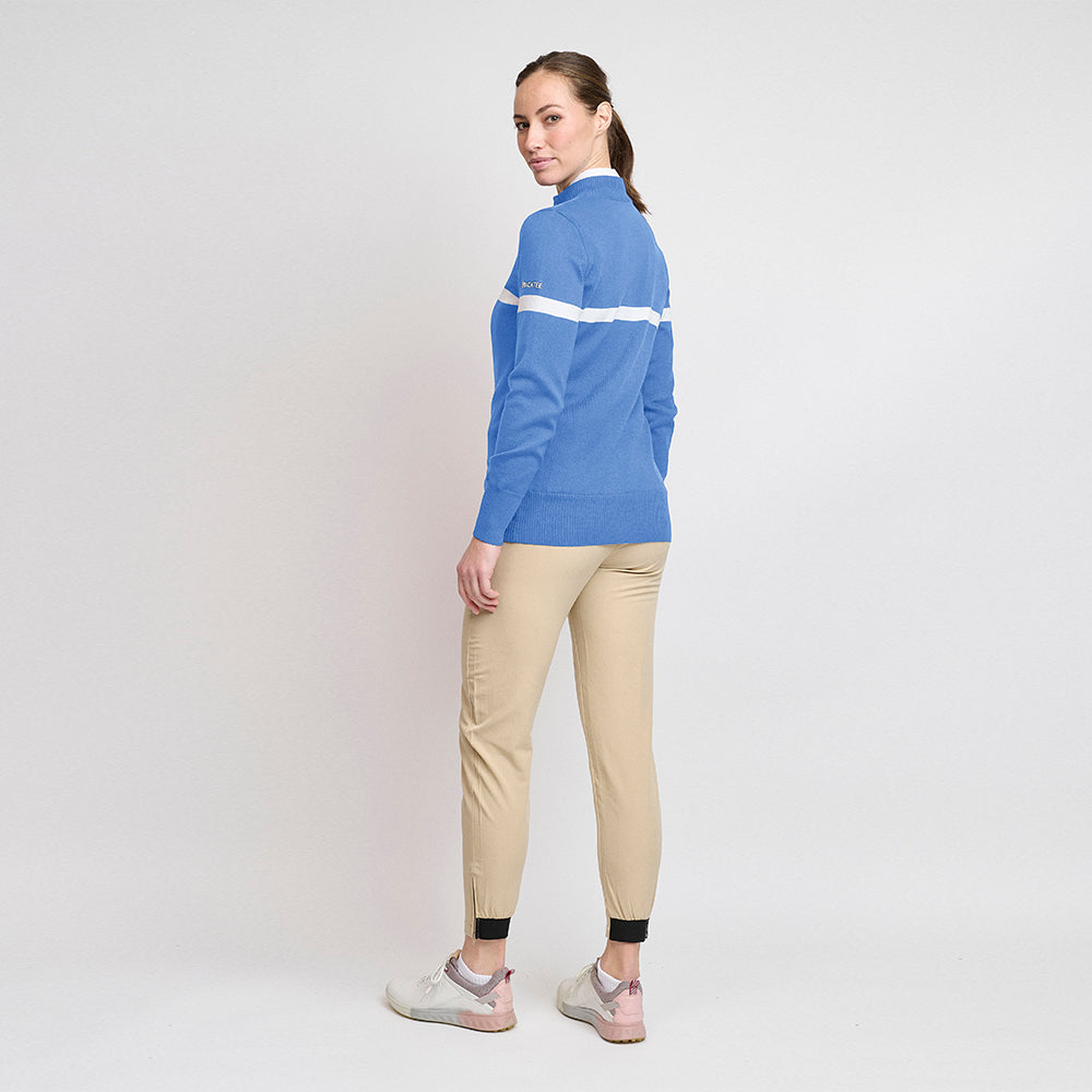 Ladies Organic Windbreaker Sweater, Sky