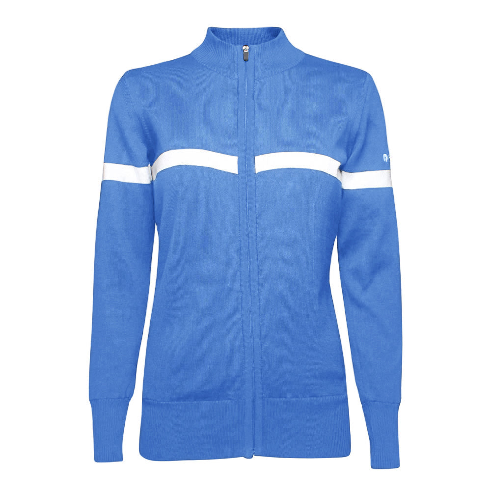 Ladies Organic Windbreaker Sweater, Sky