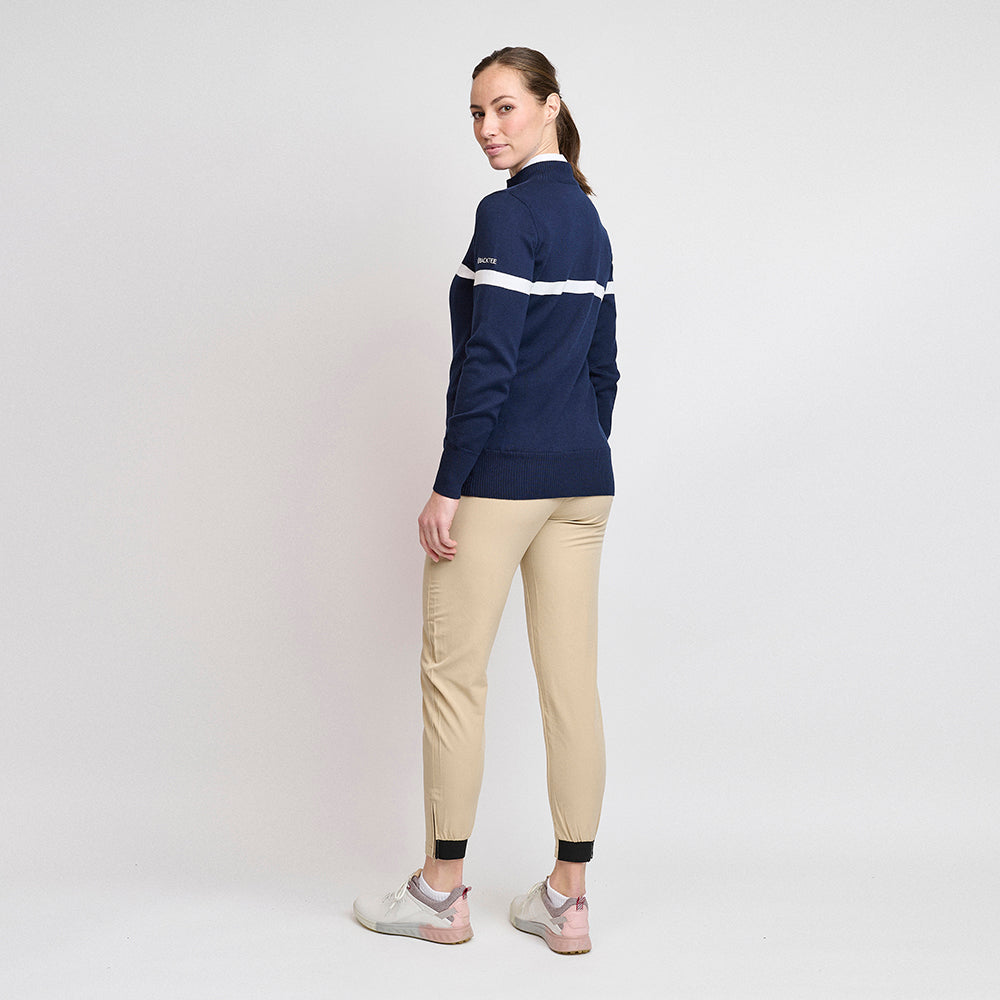 Ladies Organic Windbreaker Sweater, Navy