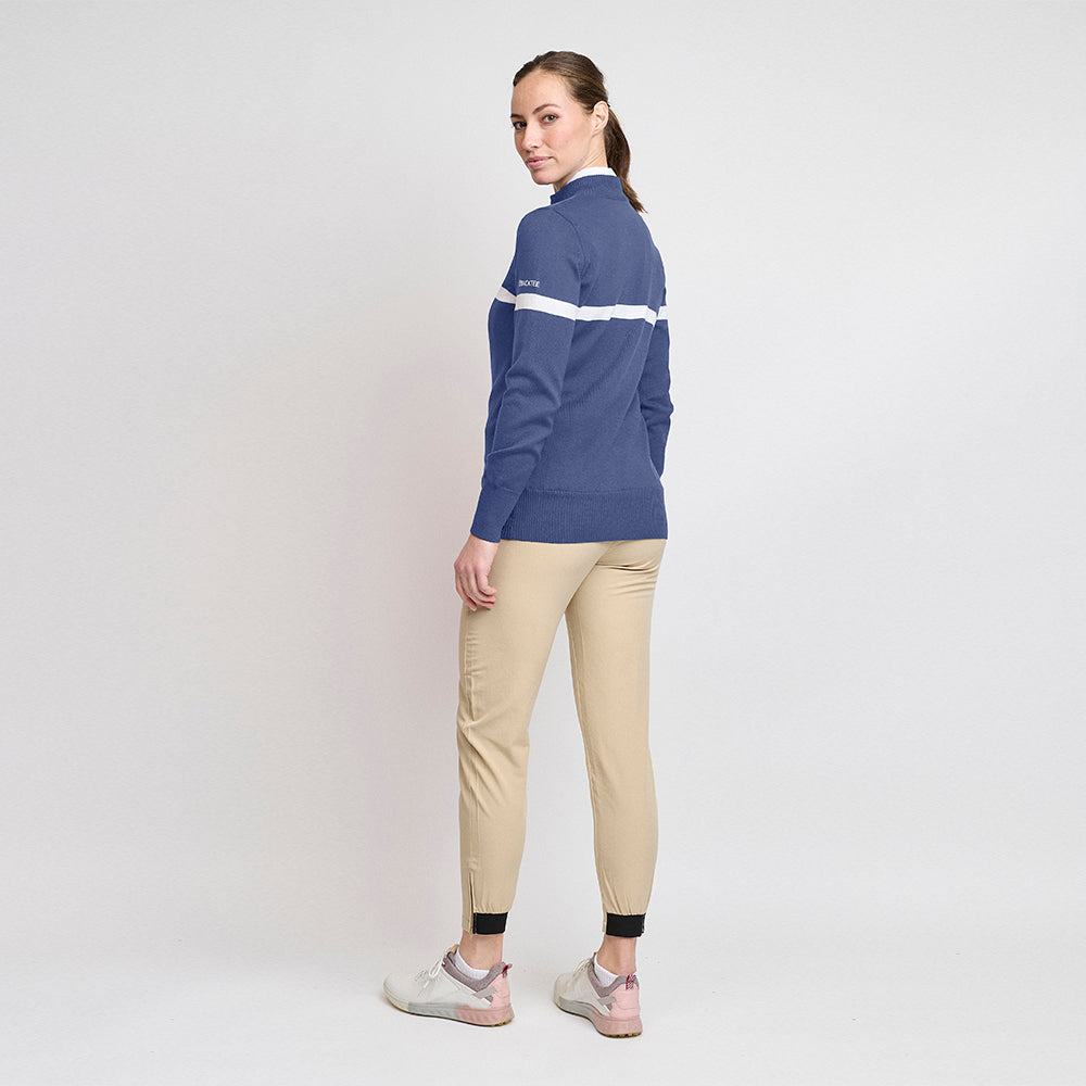 Ladies Organic Windbreaker Sweater, Dusk Blue