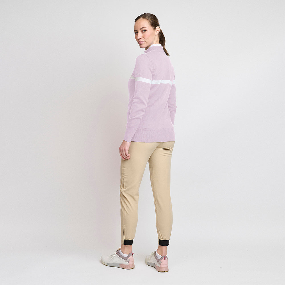 Ladies Organic Windbreaker Sweater, Soft Lilac